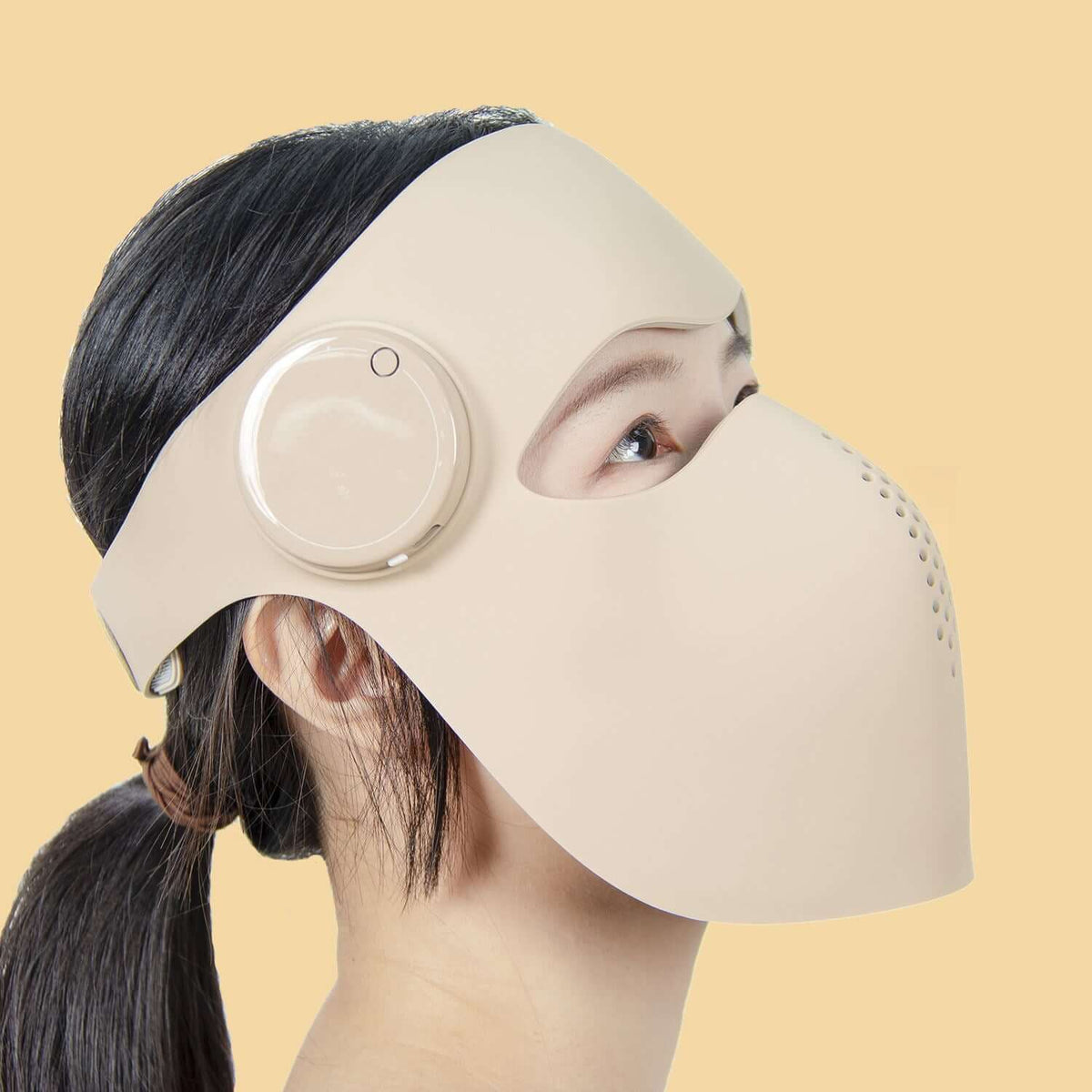Red LED Light Therapy Face Mask – 2 Adjustable Levels, USB Powered – image 5